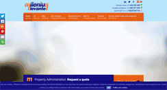 Desktop Screenshot of mileniun-levante.es