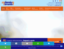 Tablet Screenshot of mileniun-levante.es